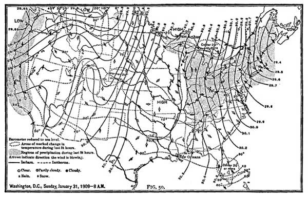 FIG. 50.— Weather Map