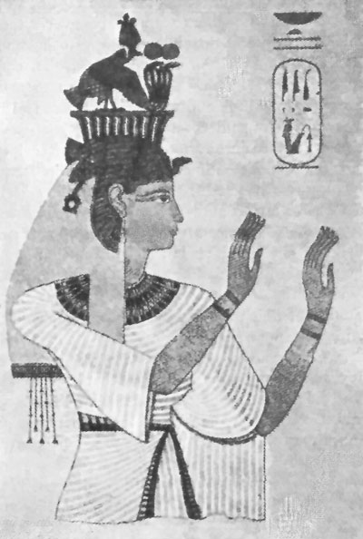 FIG. 2.&mdash;PORTRAIT OF QUEEN TAIA.

(FROM PERROT AND CHIPIEZ.)