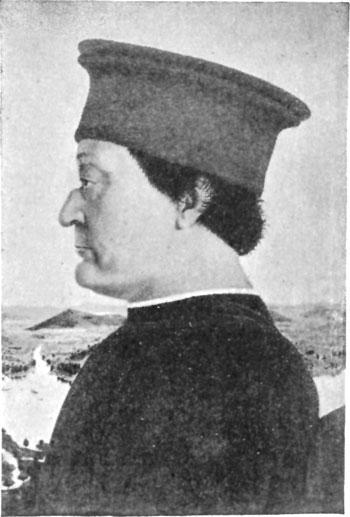 FIG. 29.&mdash;FRANCESCA. DUKE OF URBINO. UFFIZI.