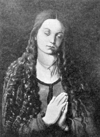 FIG. 89.&mdash;D&Uuml;RER. PRAYING VIRGIN. AUGSBURG.