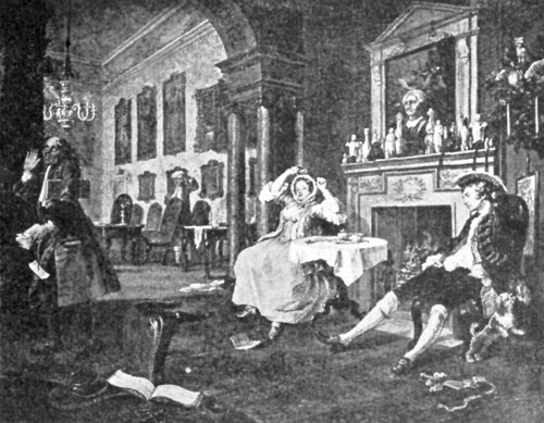 FIG. 94.&mdash;HOGARTH. SHORTLY AFTER MARRIAGE. NAT. GAL.
LONDON.