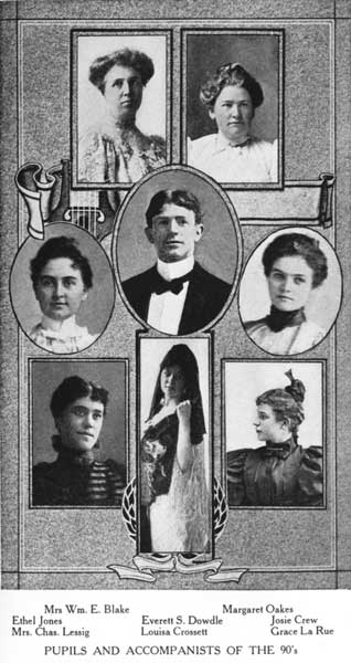 Pupils and accompanists of the 90's Pupils and accompanists of the 90's