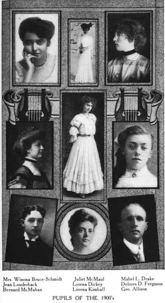 Pupils of the 1900's Pupils of the 1900's