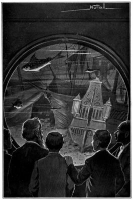 THEY WERE IN THE MIDST OF A GRAVEYARD OF WRECKED SHIPS.&mdash;Page 200.