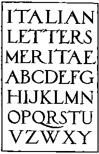 34. ITALIAN RENAISSANCE CAPITALS FROM RUBBINGS. F.&nbsp;C.&nbsp;B.
