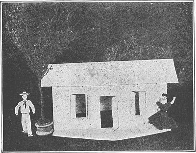 Fig. 97&mdash;The bungalow is made of a long envelope.