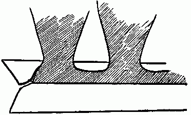 Fig. 178&mdash;Separate and open out the lower lengthwise halves of the head-dress which falls down the back.