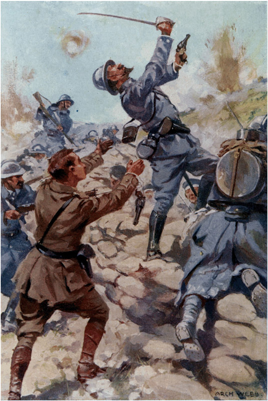 The Commandant threw up his arms...