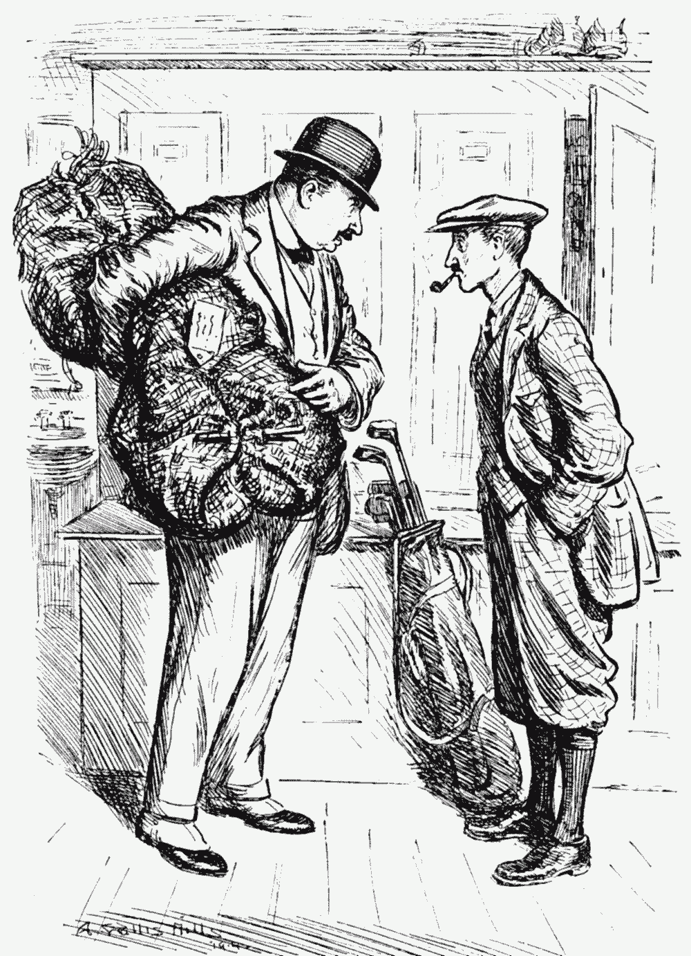 First Golfer to friend