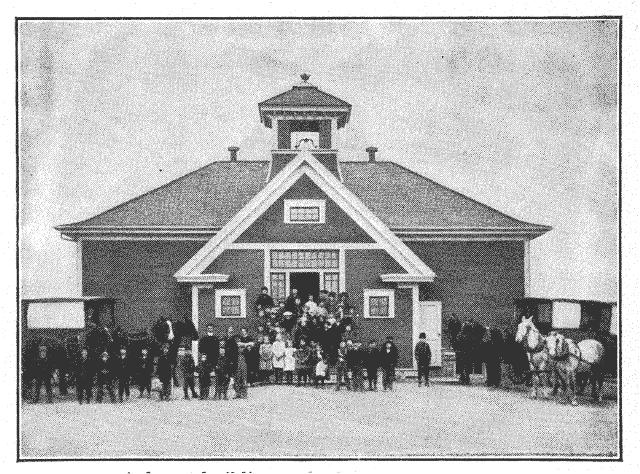 A frame building and adequate conveyances A frame building and adequate conveyances