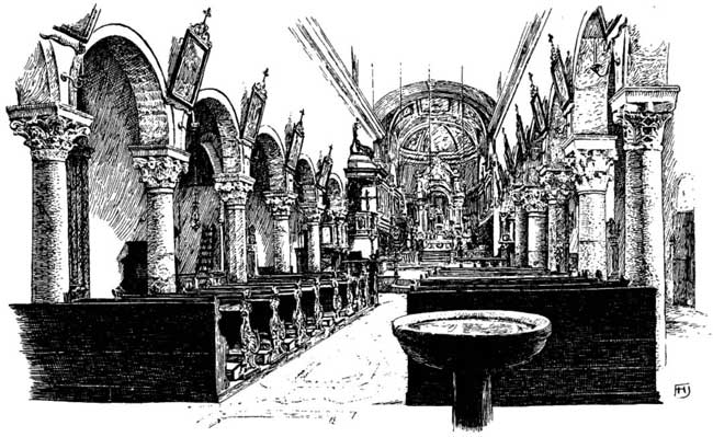 INTERIOR OF THE CATHEDRAL, VEGLIA
