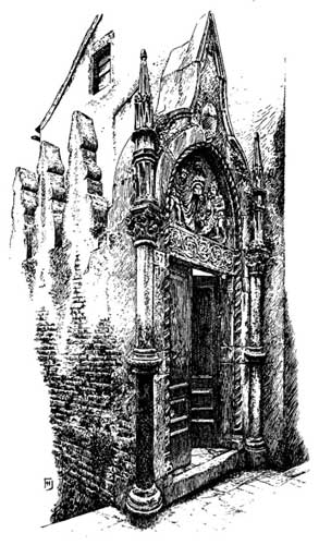 LATE VENETIAN-GOTHIC DOORWAY, SEBENICO
