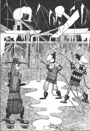 "A band of our rats will each morning copiously water our
fleet"