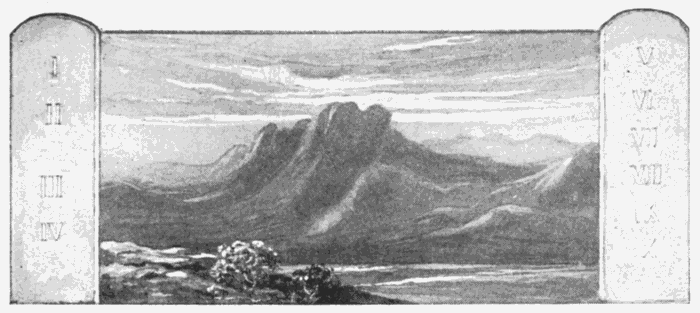 Mt. Sinai. "The law of the Lord is perfect, converting the soul." Ps. 19:7. Illustration.