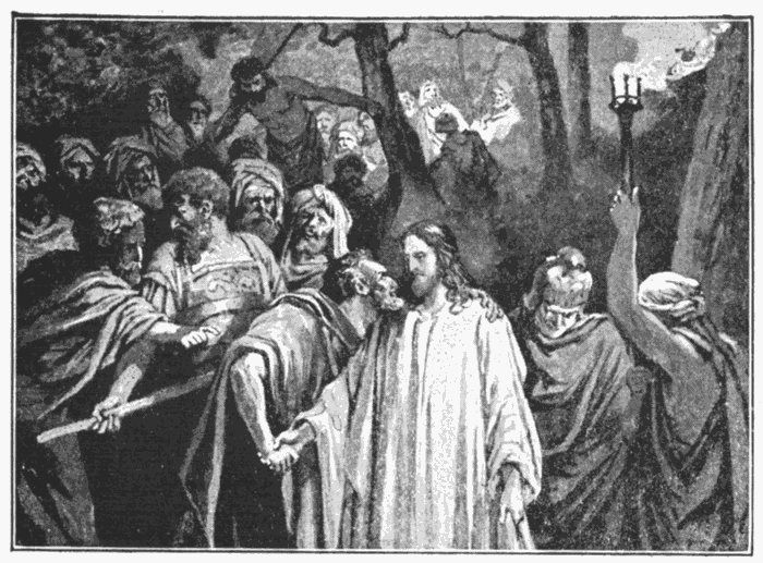 Jesus Betrayed By A Kiss. "Let love be without dissimulation." Rom. 12:9. Illustration.