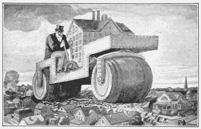 The Home Crusher. "The drunkard ... shall come to poverty." Prov. 23:21. Illustration.