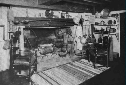 Plate XVI.&mdash;Historic Fireplace at Ipswich, Mass.