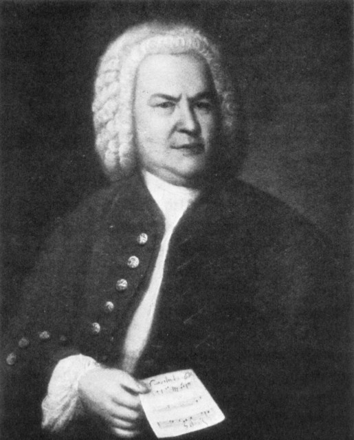 Johann Sebastian Bach, circa 1746. From the picture by Haussmann. Johann Sebastian Bach, circa 1746. From the picture by Haussmann.