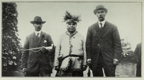 Six Nation Indians Celebrating Brock's Centenary at Queenston Heights