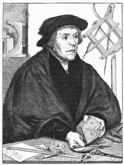 Nicolas Kratzer: Astronomer to Henry VIII. By Hans
Holbein. DATED 1528.

In the Louvre.