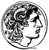 Alexander the Great

(silver coin of Lysimachus, 321-281 B.C.)