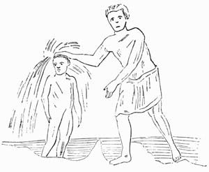 Illustration: Fig. 133.&mdash;Baptismal Scene.