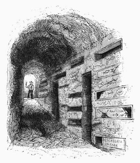 Illustration: Fig. 4.&mdash;Gallery with Tombs.